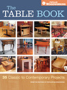 The Table Book (eBook): 35 Classic to Contemporary Projects